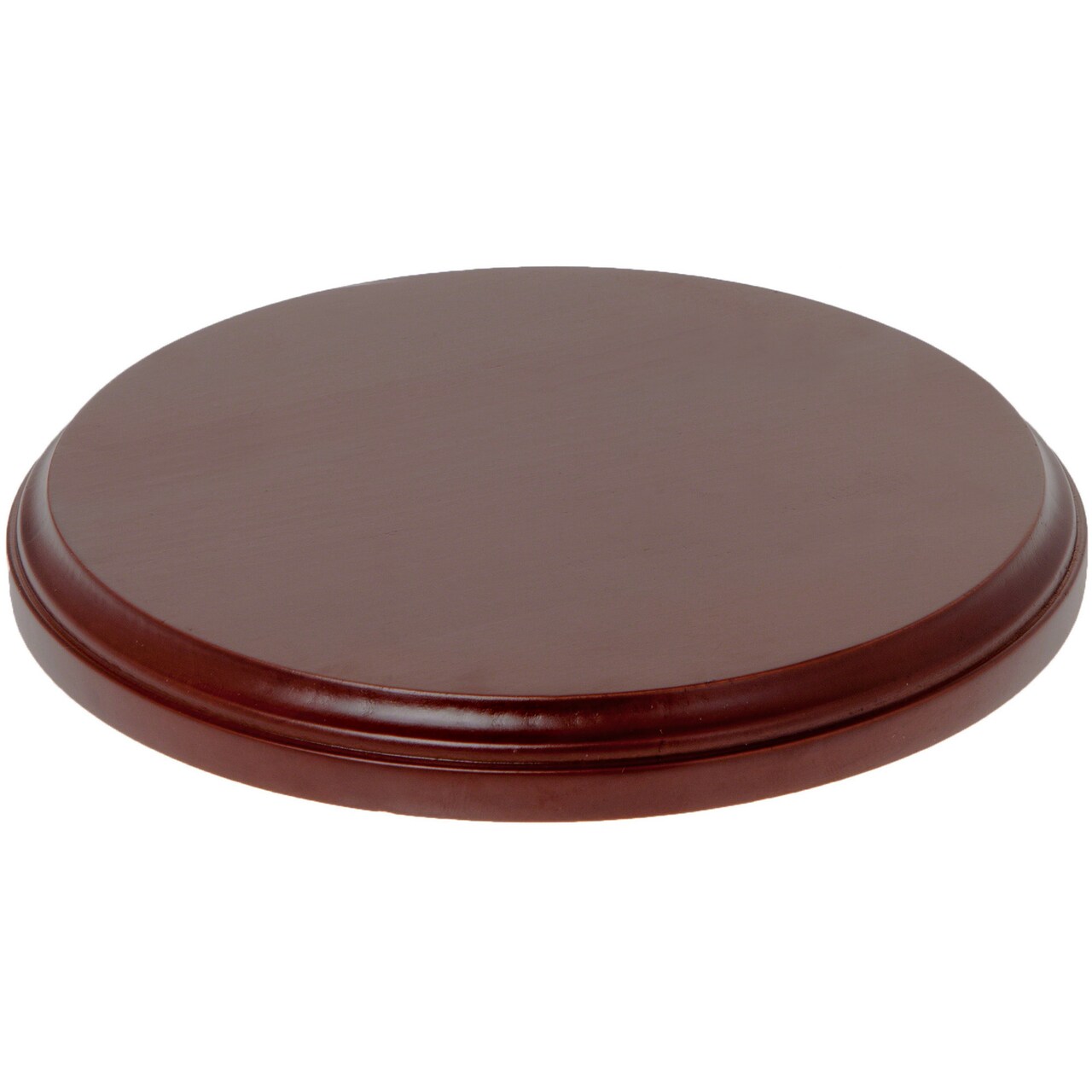 Plymor Fruitwood Round Wood Display Base, 6.5" W x 6.5" D x 0.75" H (6" Display Diameter)